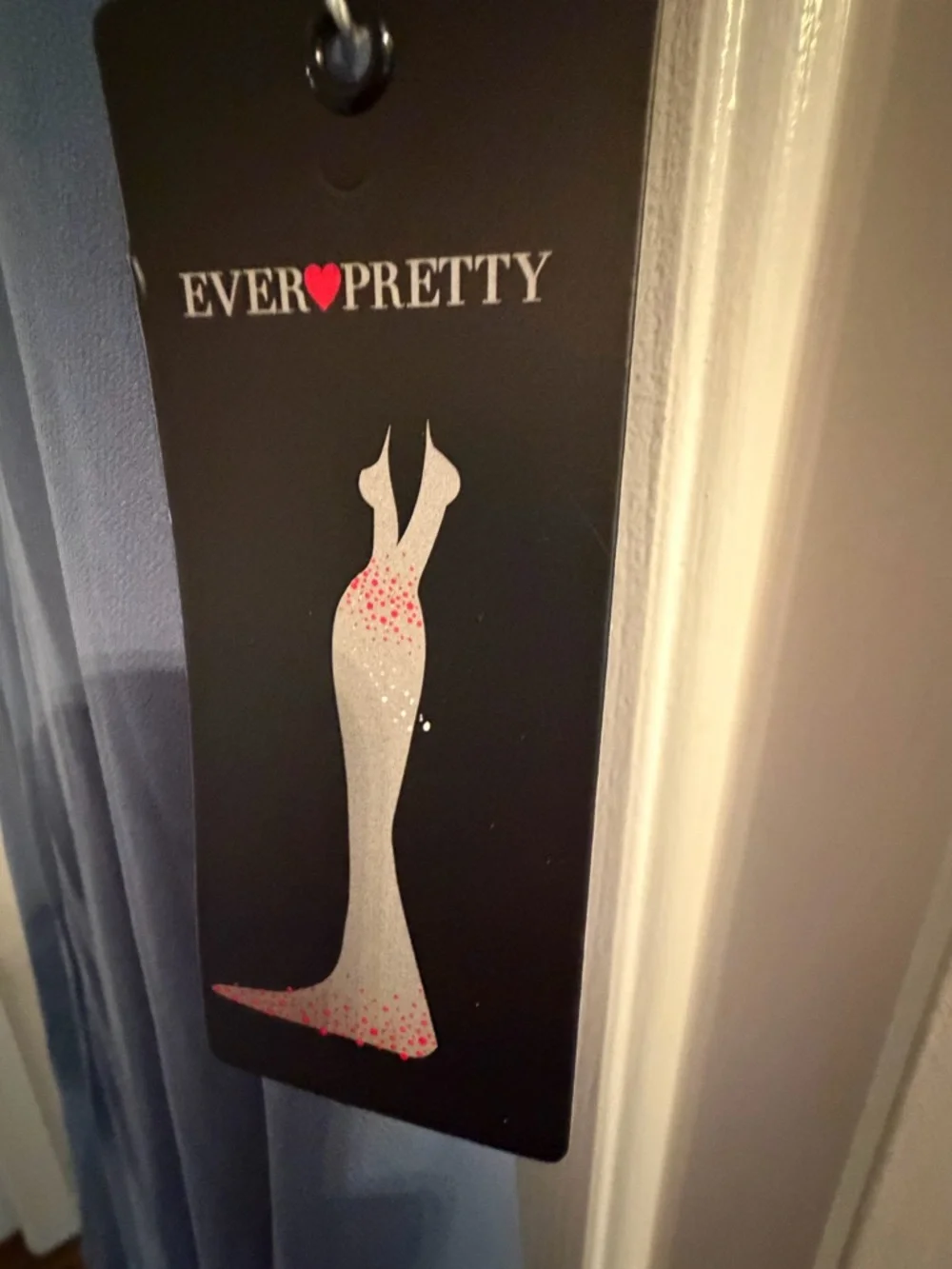 Ever Pretty Dusty Blue Dress, Size Large - Picture 4 of 7